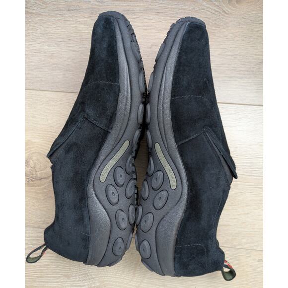Merrell Mens Jungle Moc Suede Slip On Shoe 11.5 Black Waterproof Cushion J52929 - Picture 7 of 12